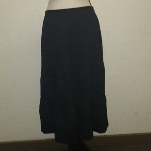 Alfani black long skirt
